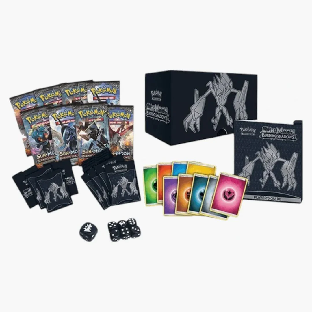 2017 Pokemon Tcg Sun & Moon Burning Shadows Elite Trainer Box