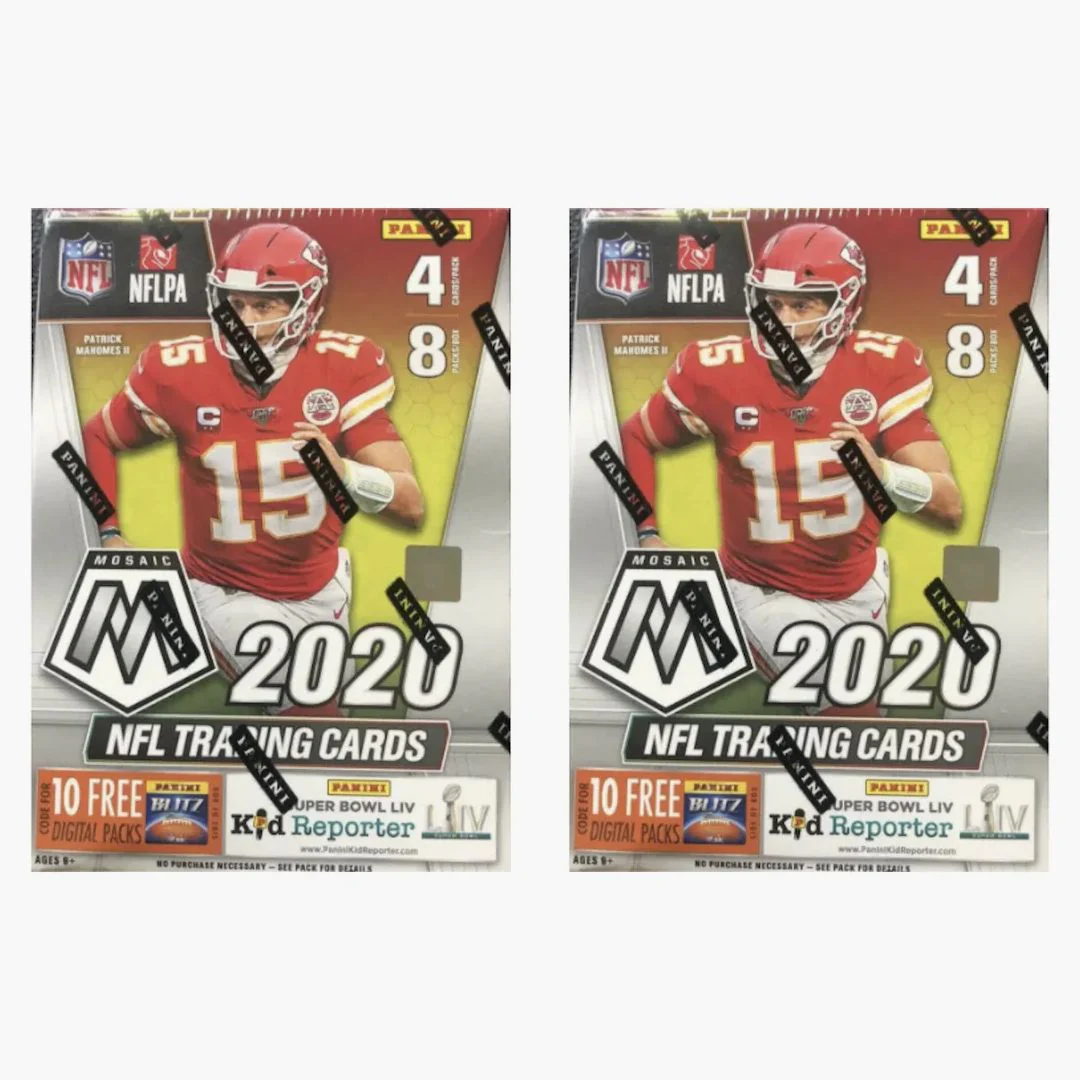2020 Panini Mosaic Football Blaster Box 2x Lot