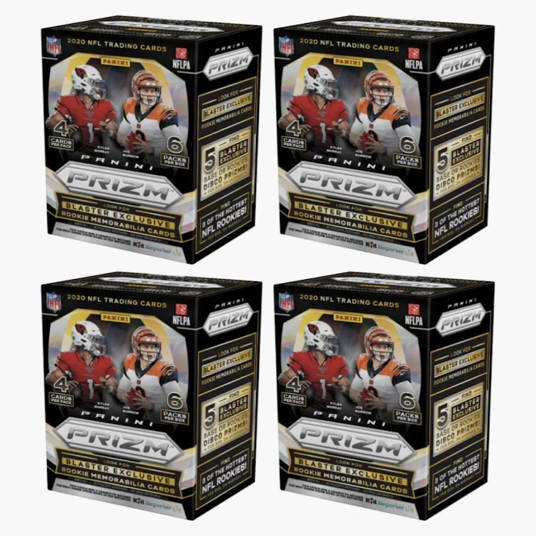2020 Panini Prizm Football Blaster Box Disco 4x Lot