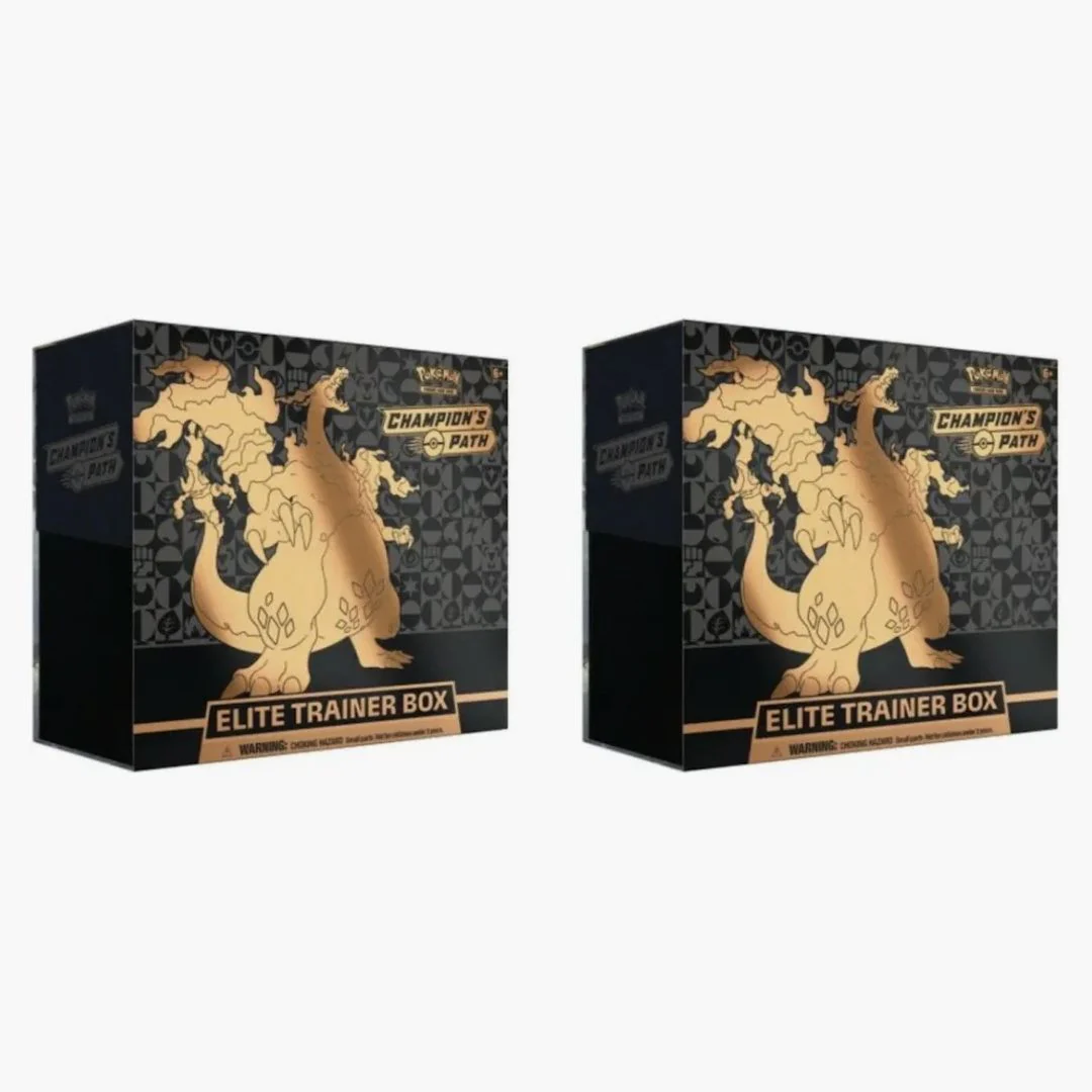 2020 Pokemon Tcg Champions Path Elite Trainer Box 2x Lot