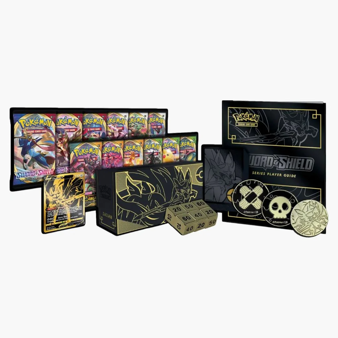 2020 Pokemon Tcg Sword & Shield Elite Trainer Box Plus Zamazenta - Image 2