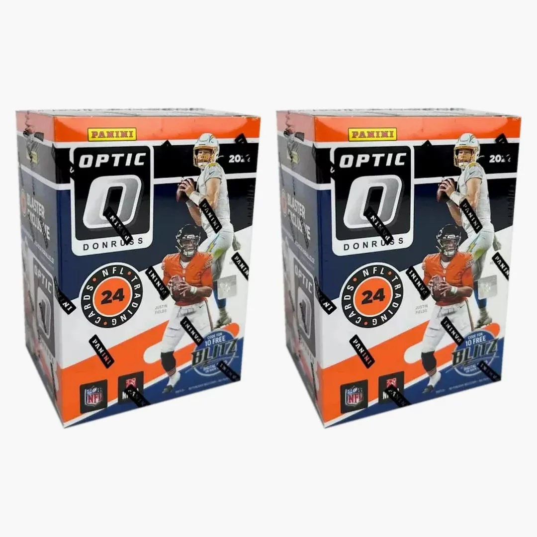 2021 Panini Donruss Optic Football Blaster Box (purple Shock Parallels) 2x Lot - Image 2