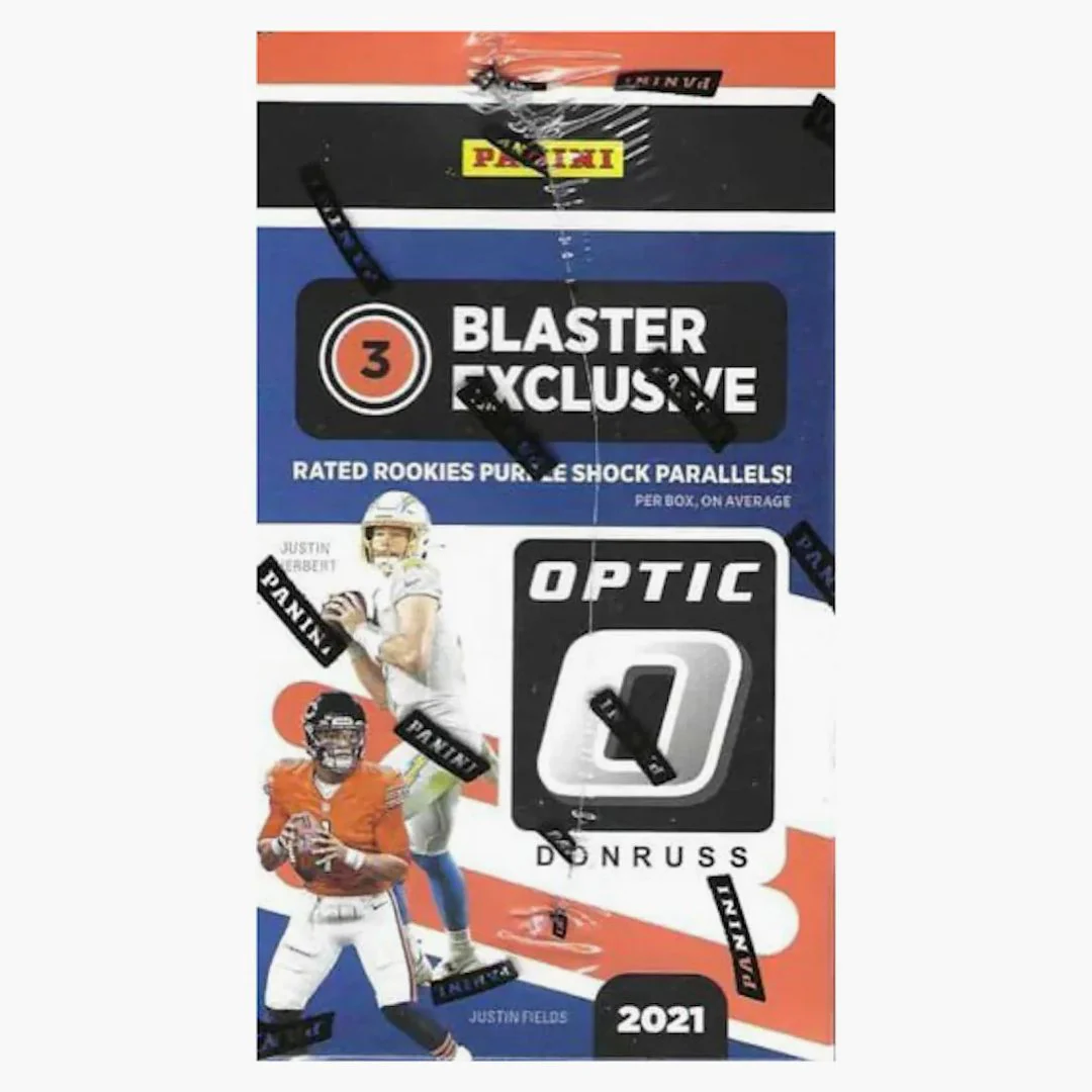 2021 Panini Donruss Optic Football Blaster Box (purple Shock Parallels) 8x Lot - Image 2