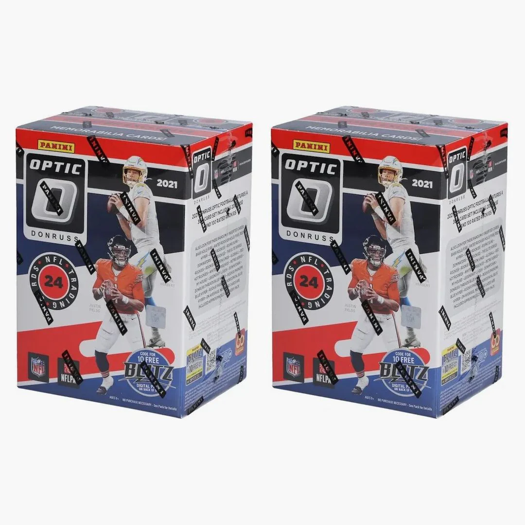 2021 Panini Donruss Optic Football Fanatics Exclusive Blaster Box (red Hyper Parallels) 2x Lot