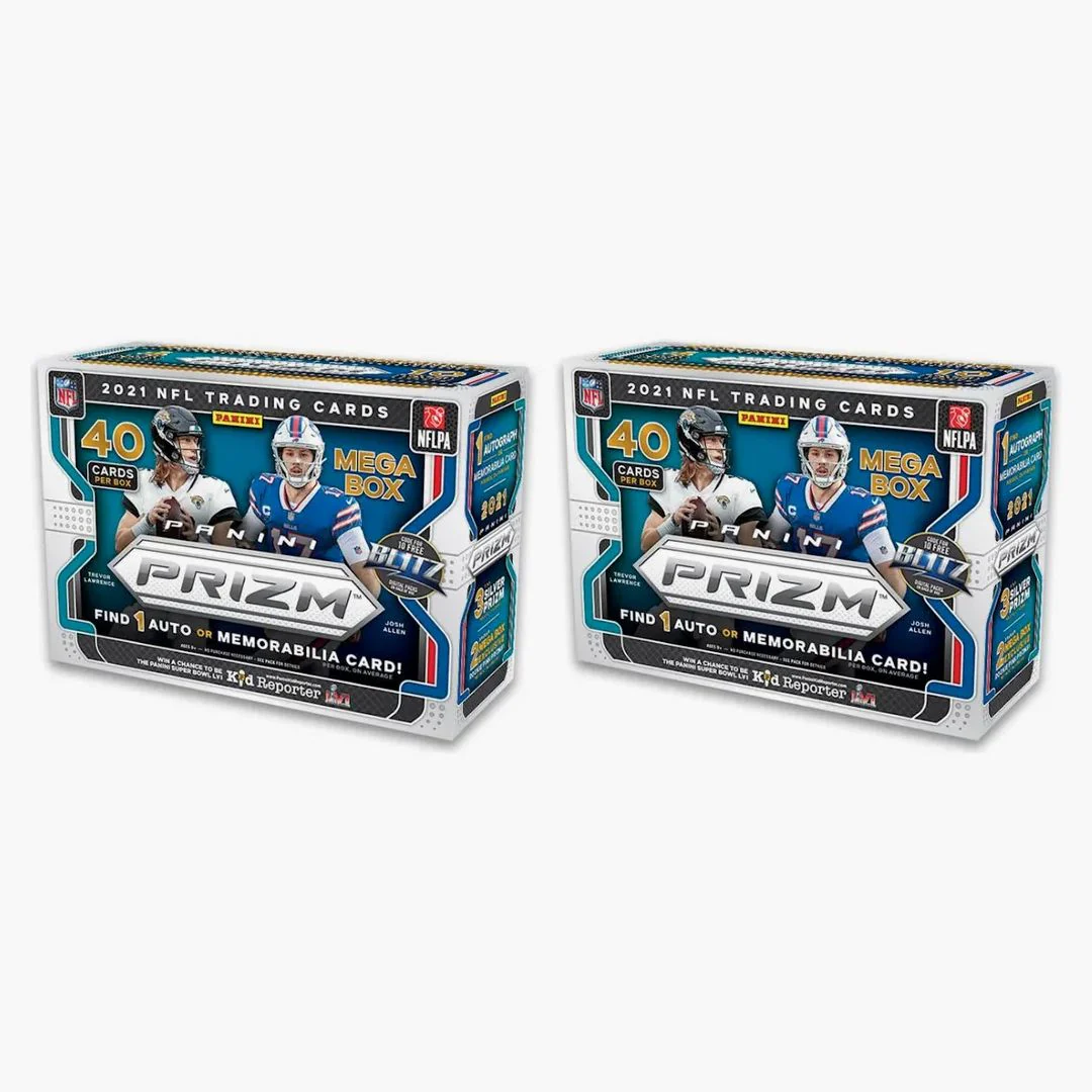 2021 Panini Prizm Football Mega Box (pink Prizms) 2x Lot