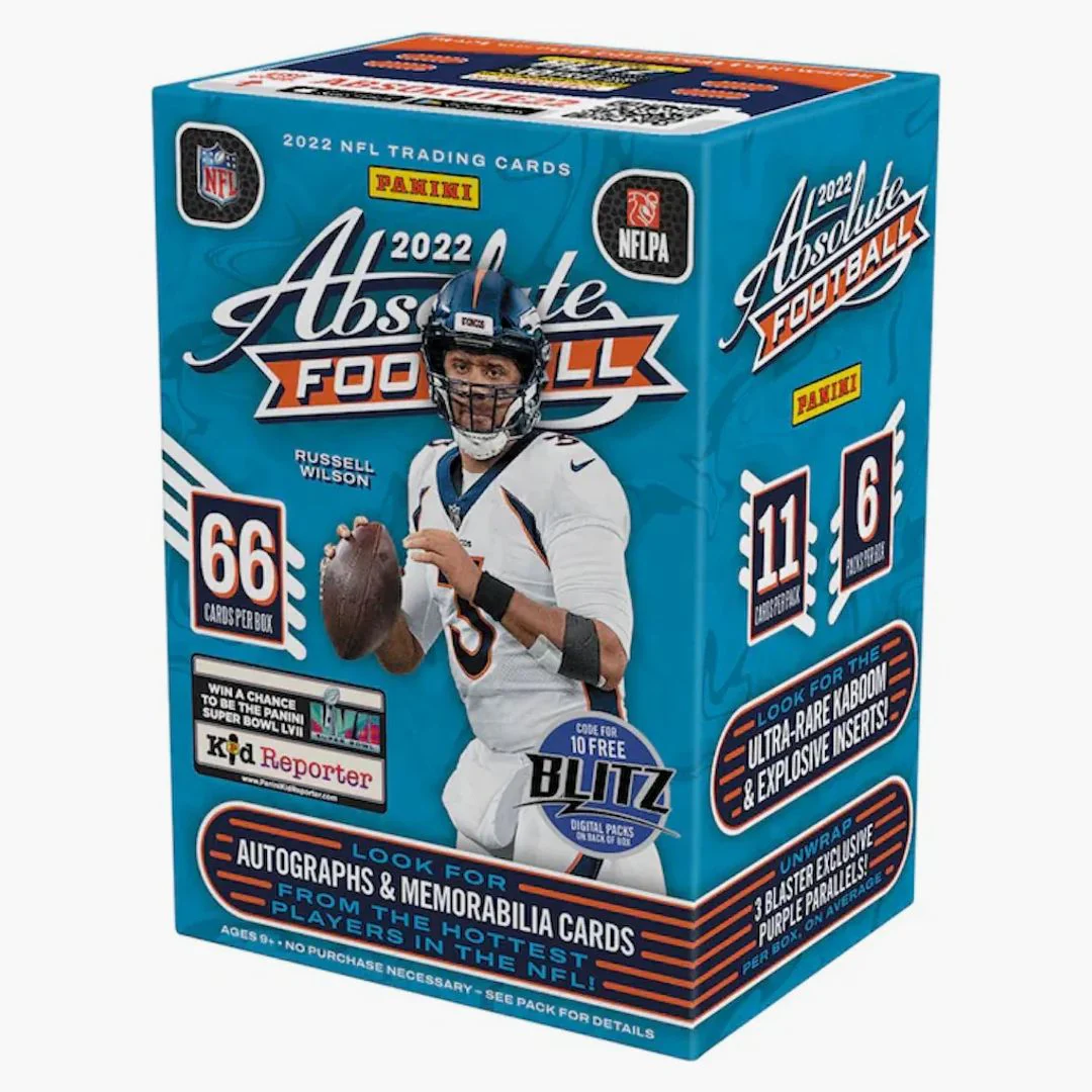 2022 Panini Absolute Football Fanatics Exclusive Blaster Box (purple Parallels)