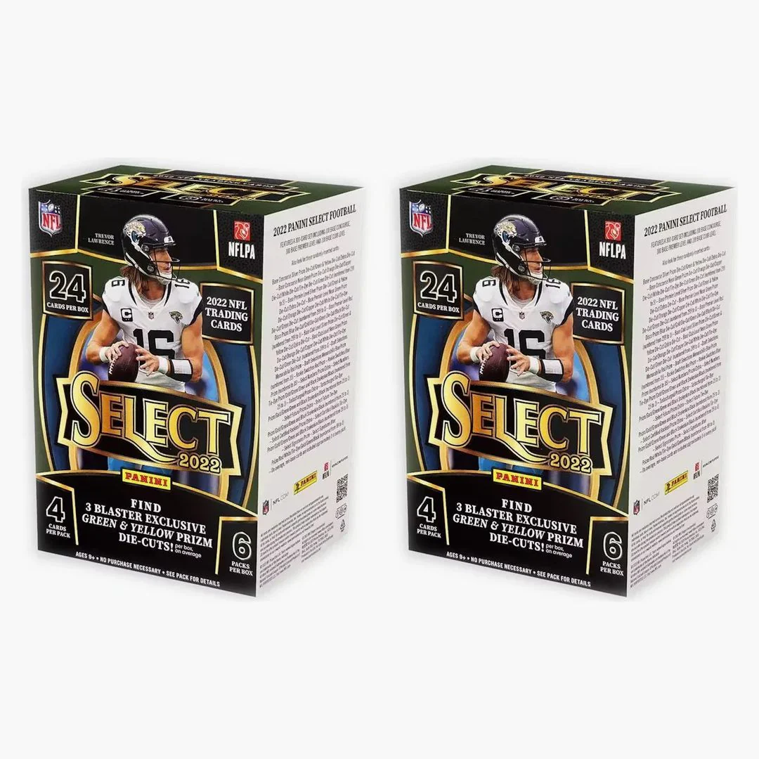 2022 Panini Select Football Blaster Box (green & Yellow Die-cuts) 2x Lot