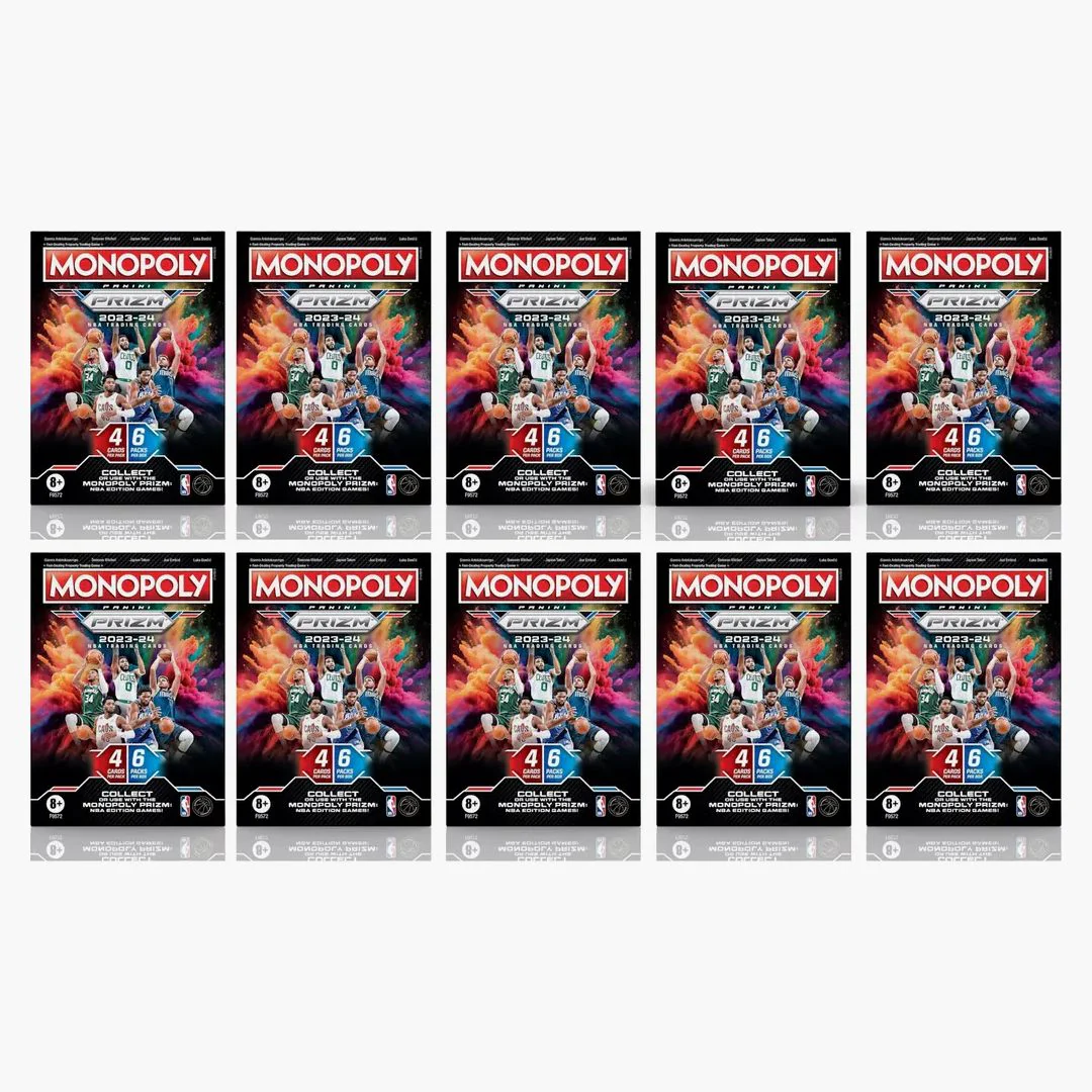 2023-24 Panini Prizm Monopoly Nba Booster Box 10x Lot