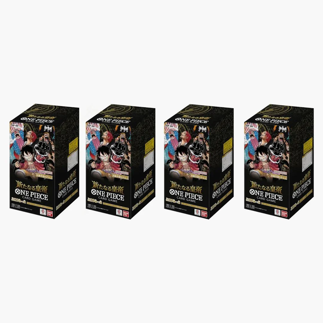 2024 Bandai One Piece The New Emperor Booster Box (op-09 Japanese) 4x Lot