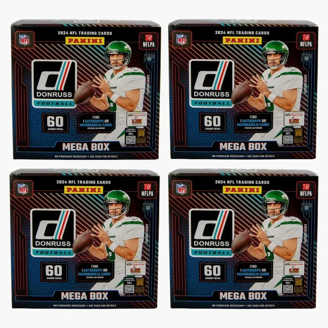 2024 Panini Donruss Football Mega Box Red Wave 4x Lot