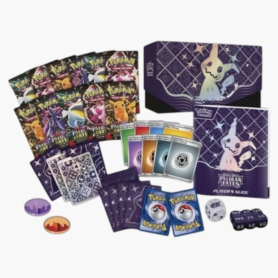 2024 Pokémon Scarlet & Violet Paldean Fates Pokemon Center Elite Trainer Box 2x Lot