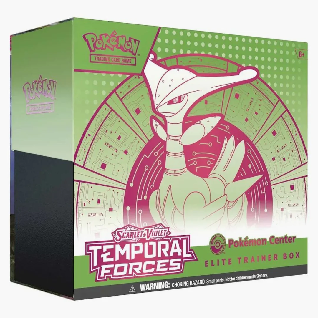 2024 Pokémon Scarlet & Violet Temporal Forces (iron Leaves) Pokemon Center Elite Trainer Box - Image 2