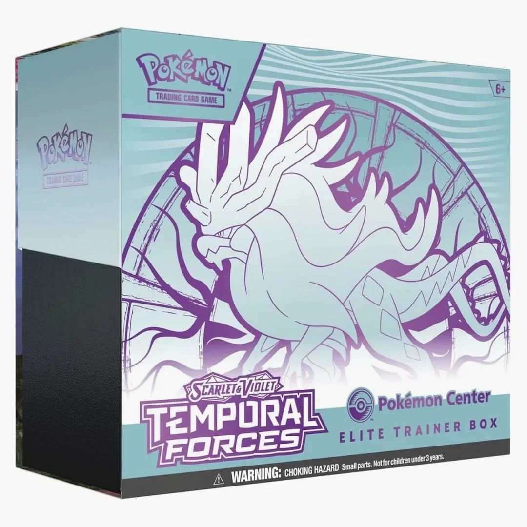 2024 Pokémon Scarlet & Violet Temporal Forces (walking Wake) Pokemon Center Elite Trainer Box - Image 2