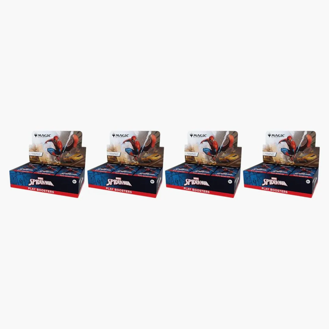 2025 Magic: The Gathering Marvel's Spider-man Play Booster Box 4x Lot