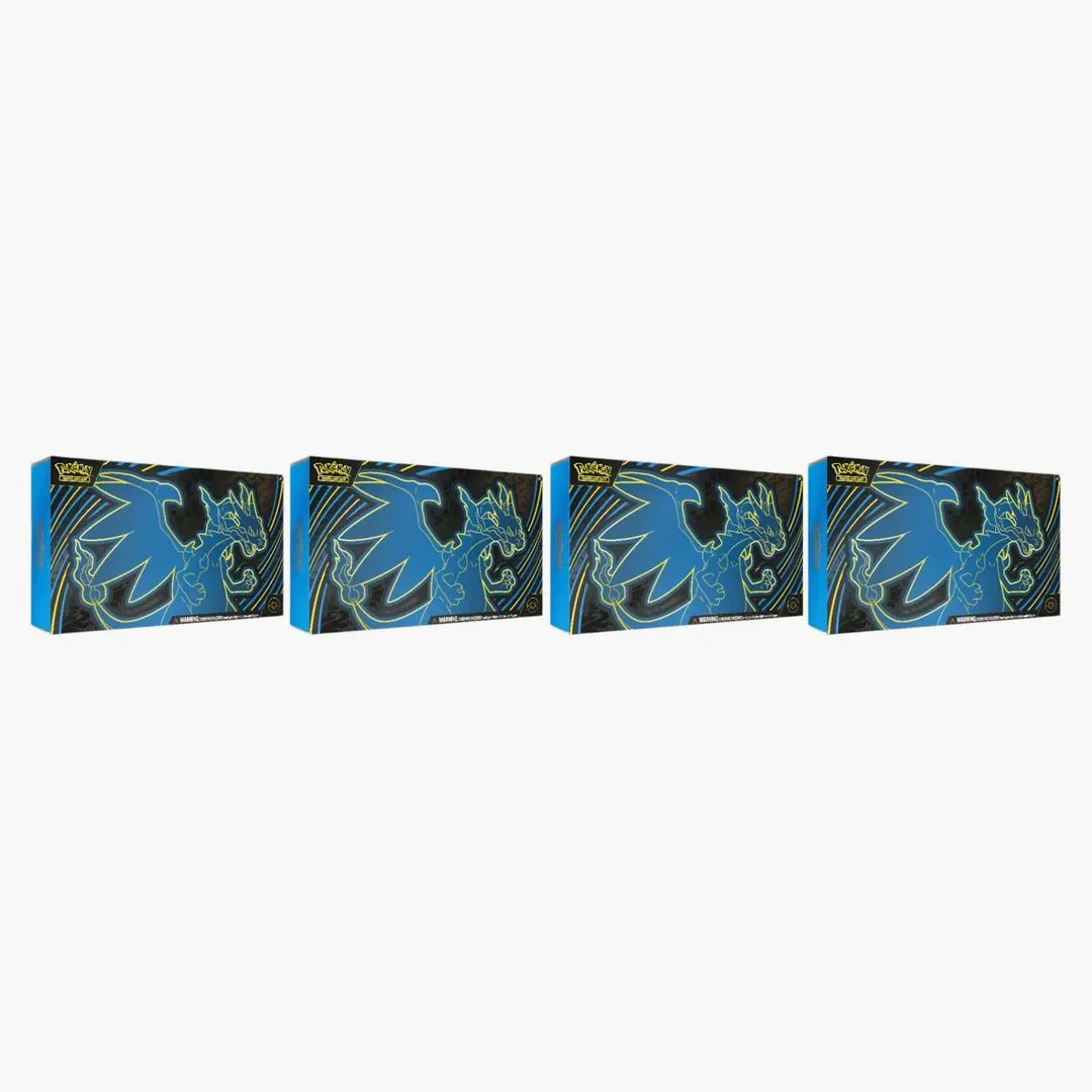 2025 Pokémon Mega Evolution Charizard X Ex Ultra-premium Collection 4x Lot
