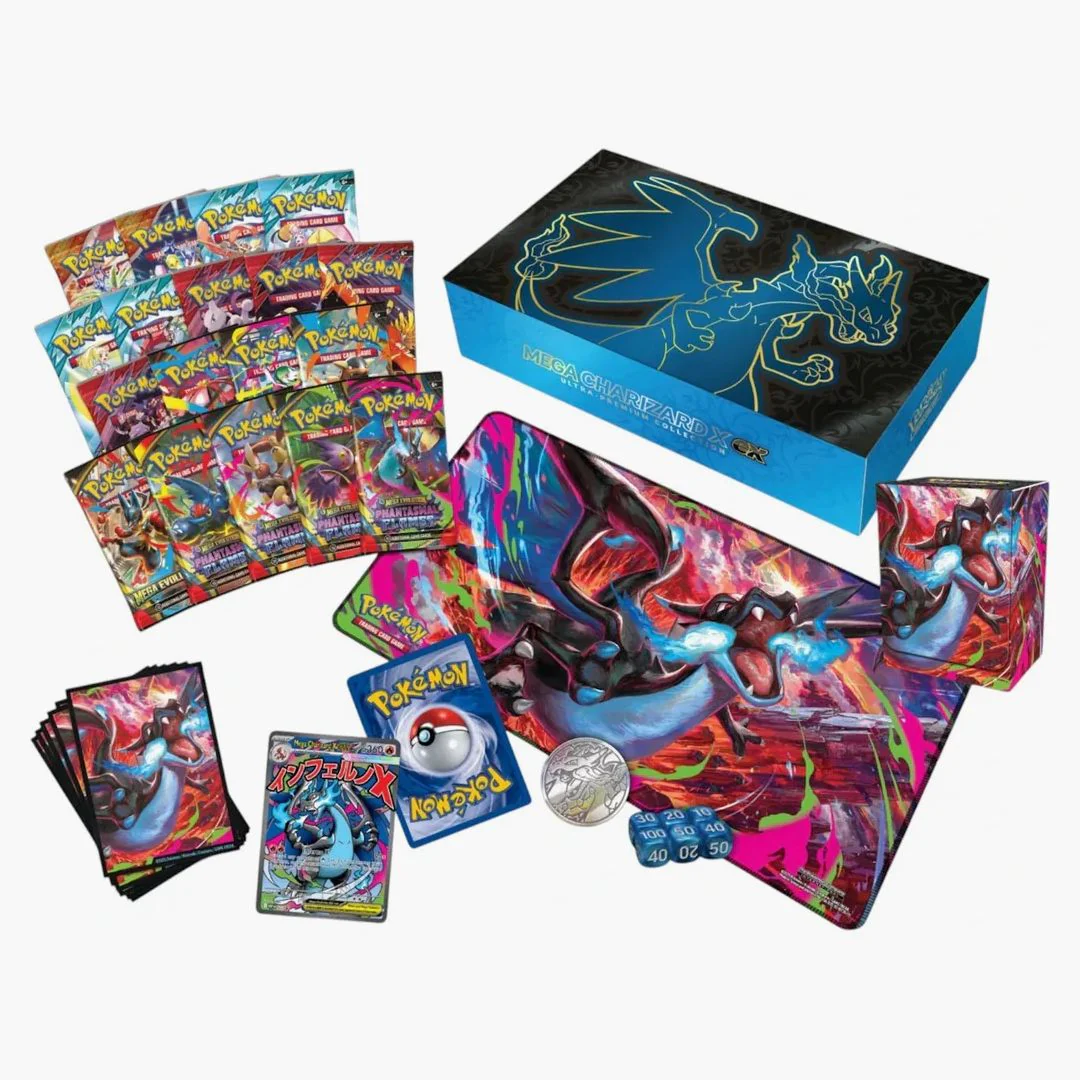 2025 Pokémon Mega Evolution Charizard X Ex Ultra-premium Collection 4x Lot - Image 2