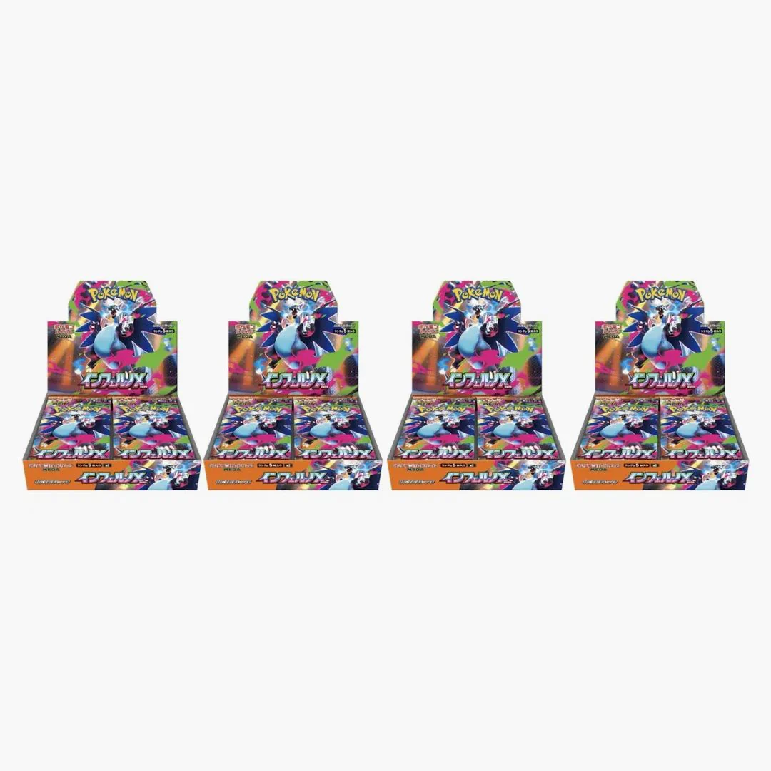 2025 Pokémon Mega Evolution Inferno Ex Mega Charizard X Booster Box (japanese) 4x Lot