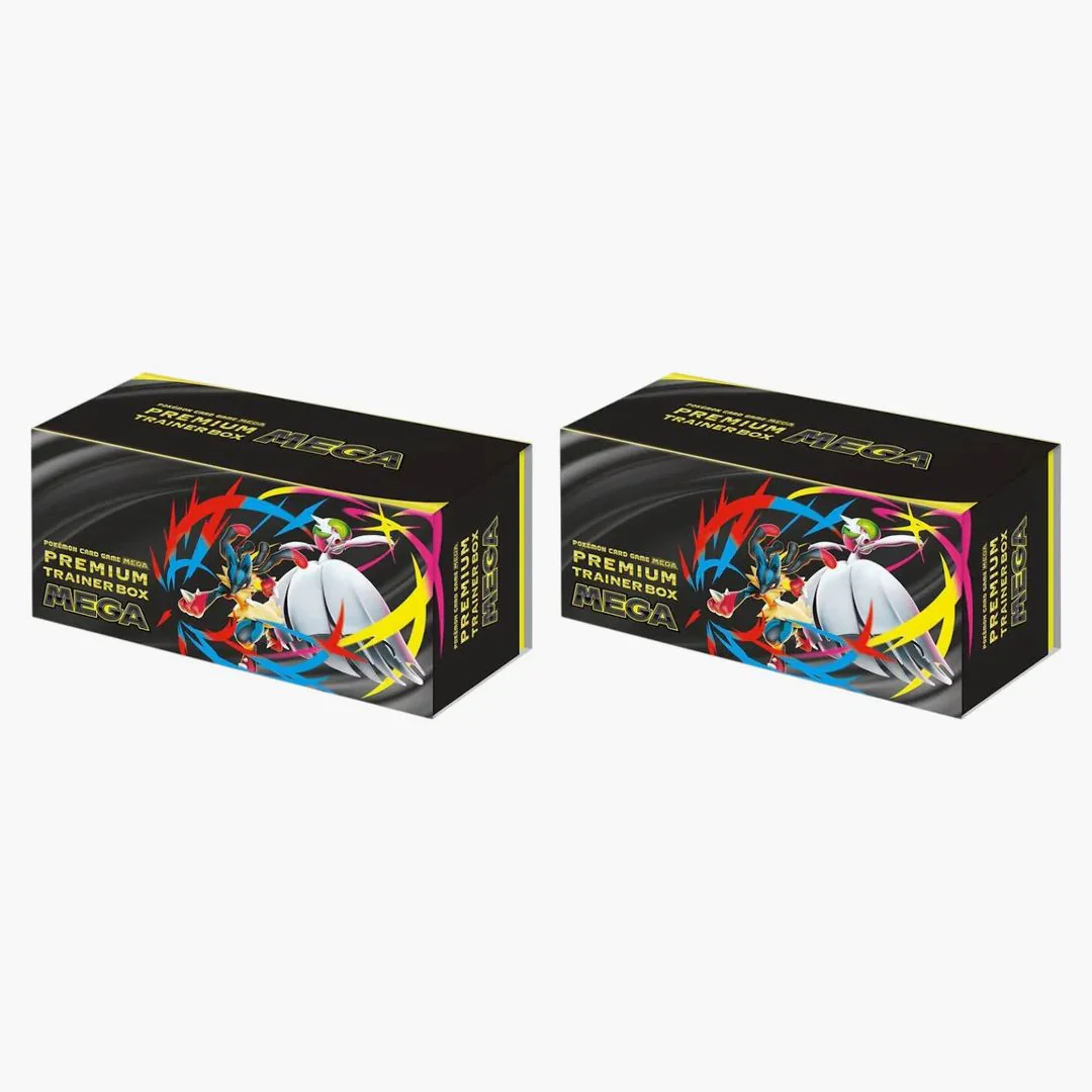 2025 Pokémon Mega Evolution Mega Brave & Mega Symphonia Premium Trainer Box 2x Lot - Image 2