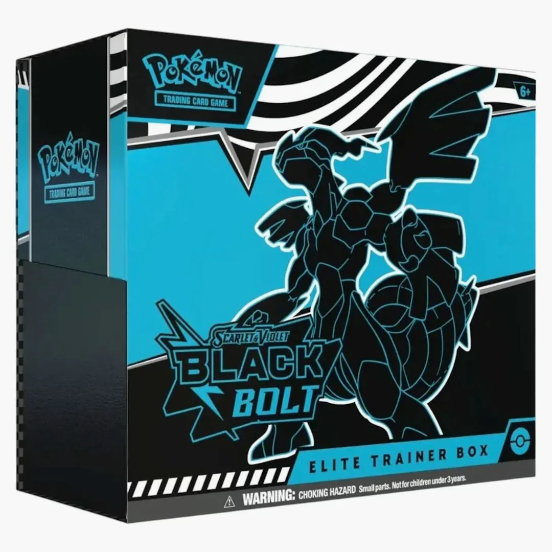 2025 Pokémon Scarlet & Violet Black Bolt Elite Trainer Box