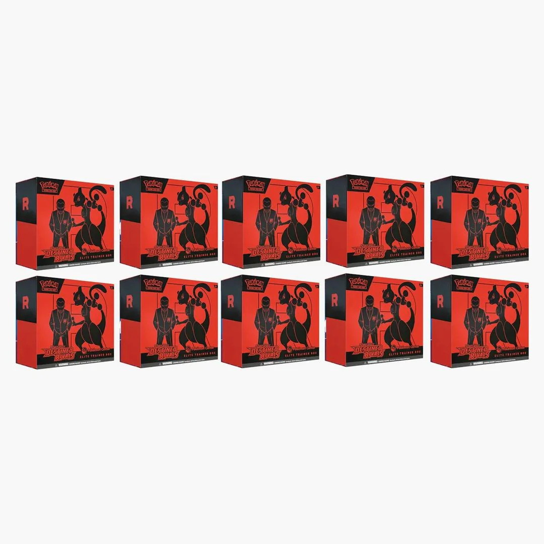 2025 Pokémon Scarlet & Violet Destined Rivals Pokemon Center Elite Trainer Box 10x Lot