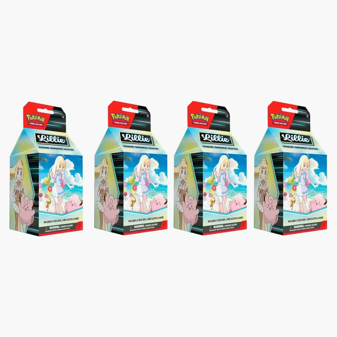 2025 Pokémon Scarlet & Violet Journey Together Lillie Premium Tournament Collection 4x Lot