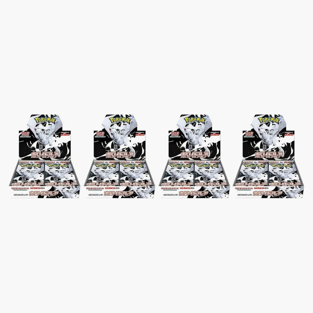 2025 Pokémon Scarlet & Violet White Flare Booster Box 4x Lot (japanese)