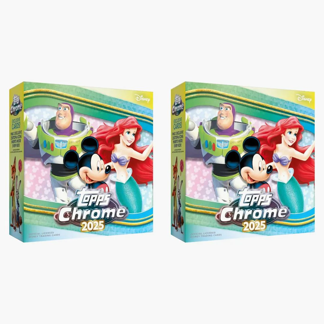 2025 Topps Chrome Disney Mega Box 2x Lot