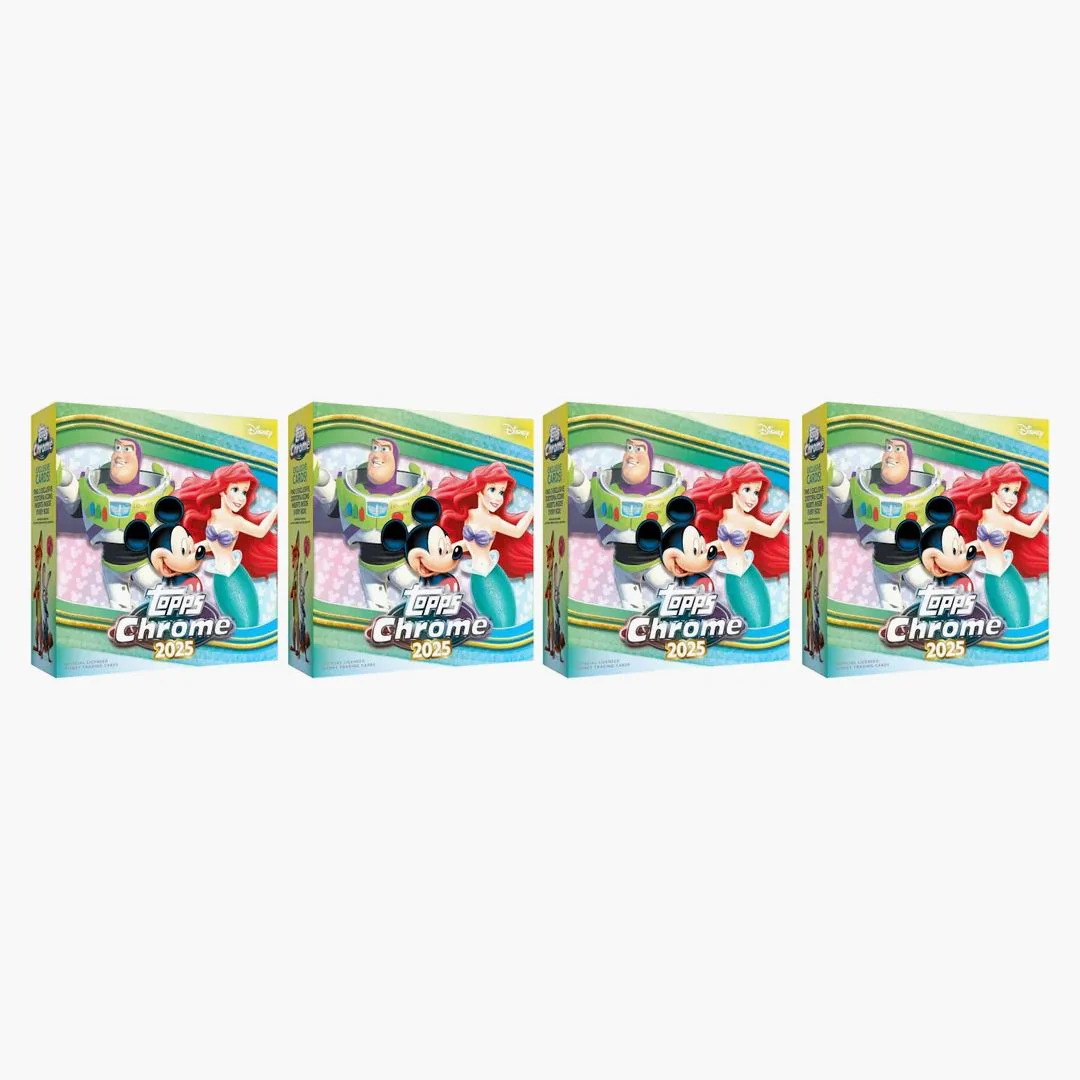 2025 Topps Chrome Disney Mega Box 4x Lot
