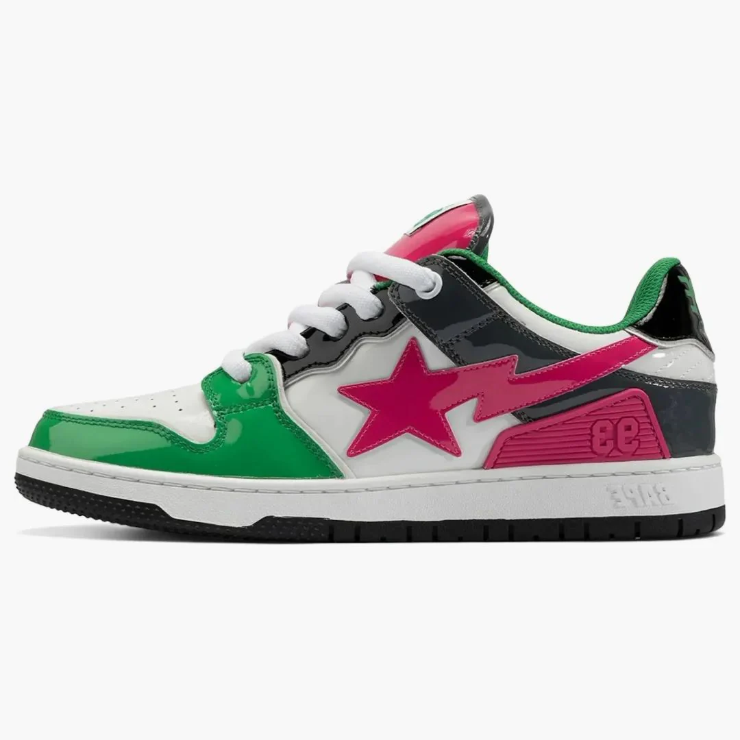 A Bathing Ape Sk8 Sta #2 M1 Green Multi