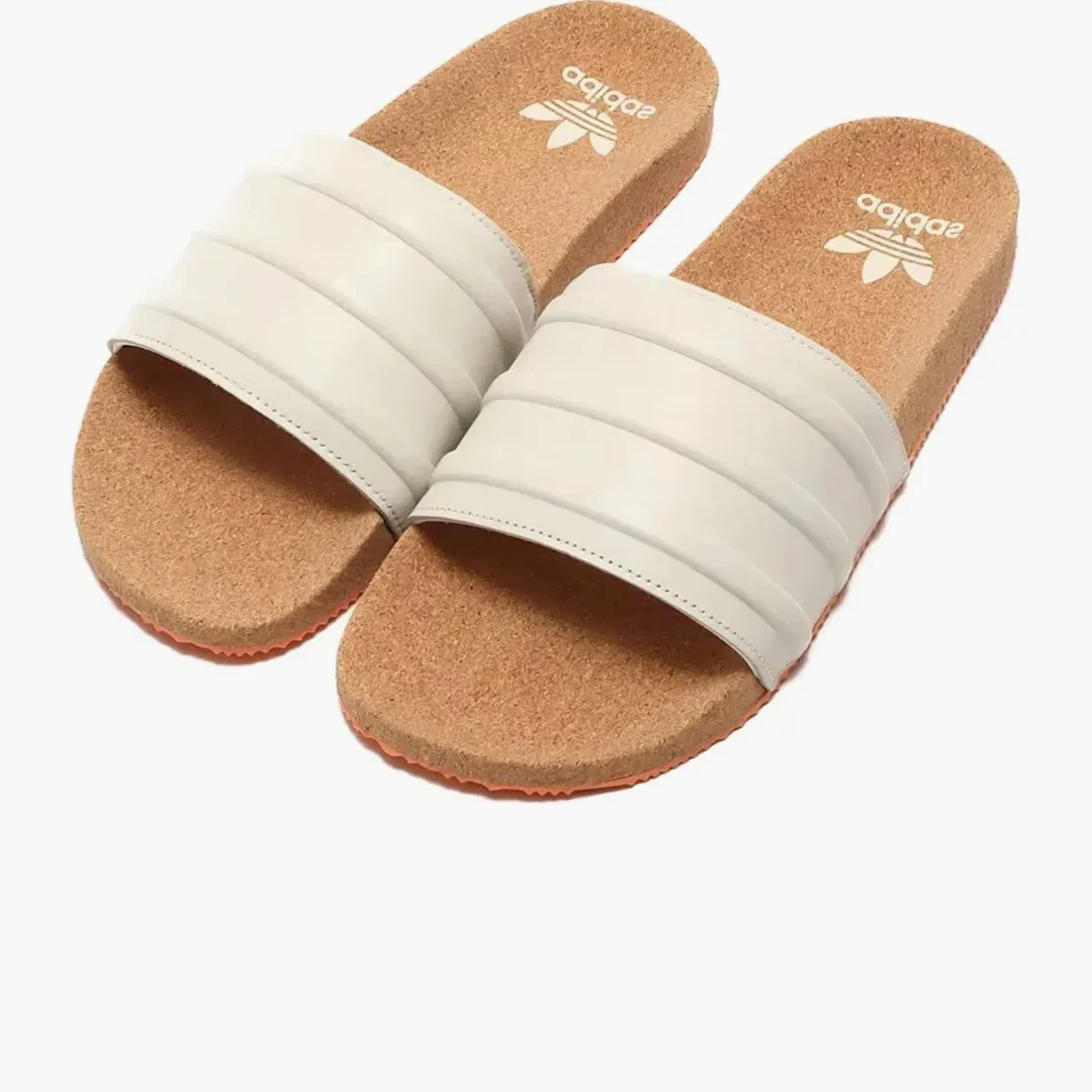 Adidas Adilette Premium Beige Cork - Image 2