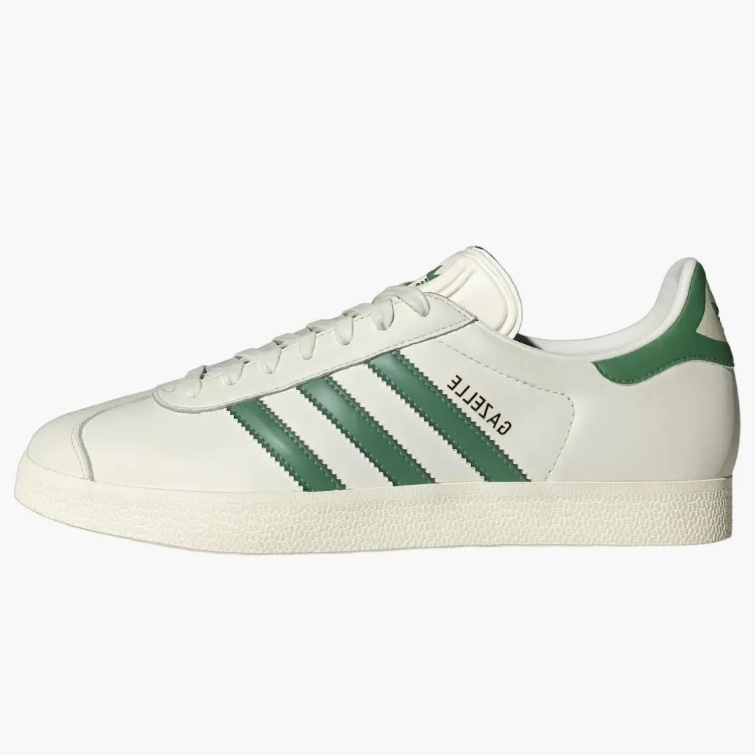 Adidas Gazelle Off White Preloved Green Collegiate Green