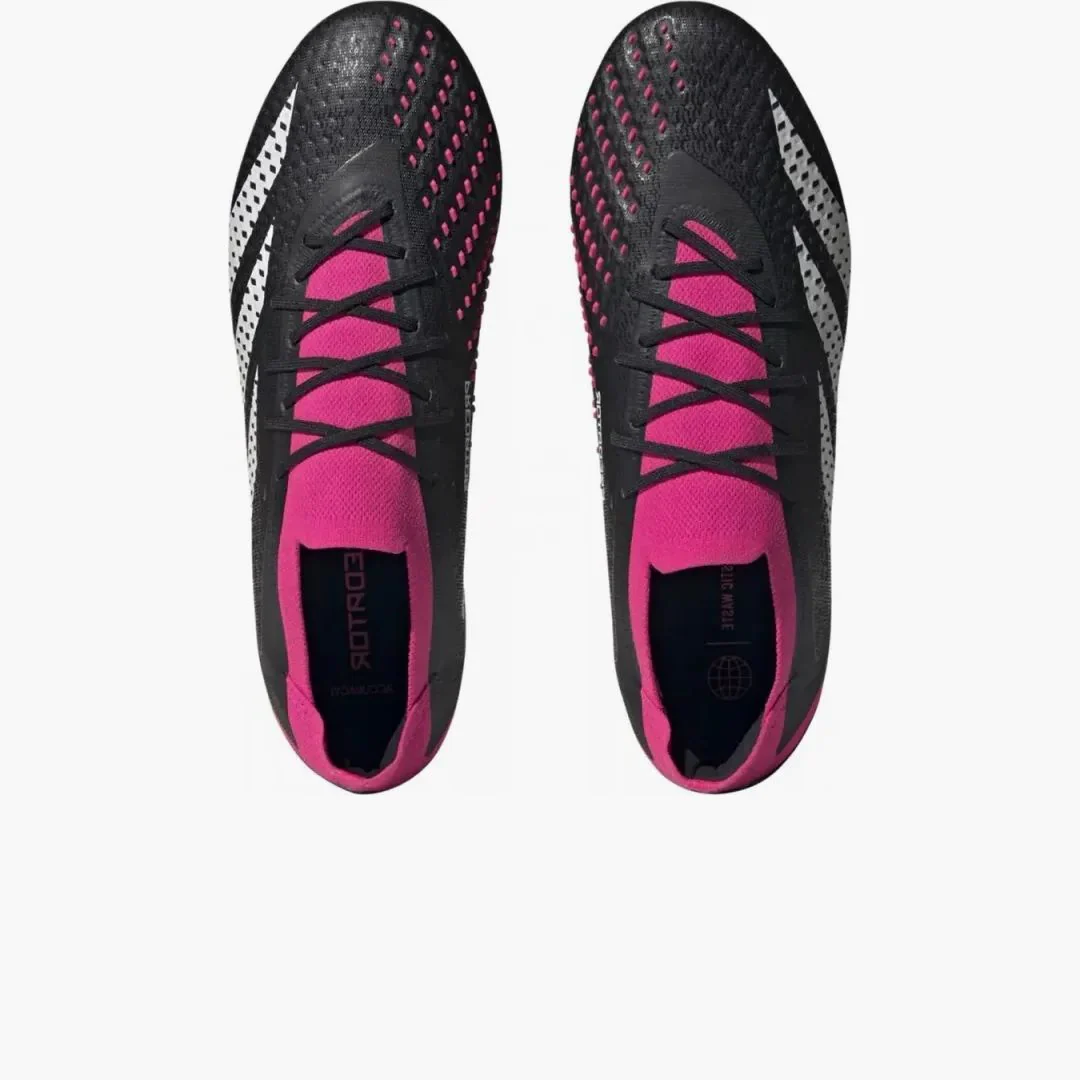 Adidas Predator Accuracy.1 Low Fg Black Team Shock Pink - Image 2