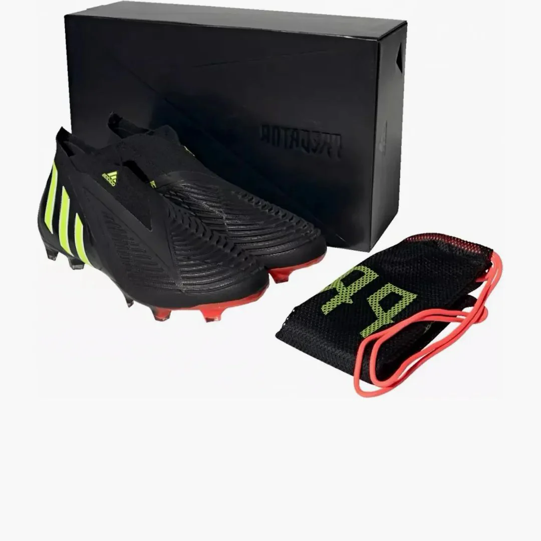 Adidas Predator Edge.1 Fg Black Team Solar Yellow Red - Image 2