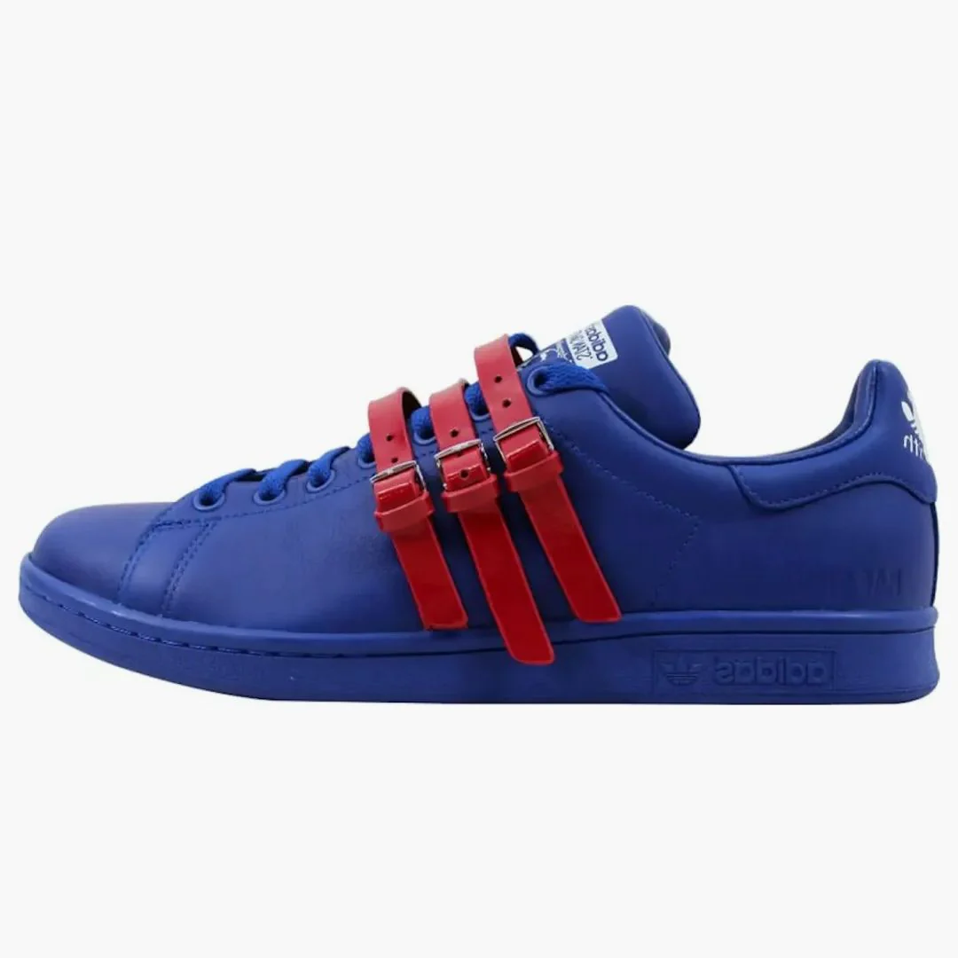Adidas Raf Simons Stan Smith Strap Royal Blue/red