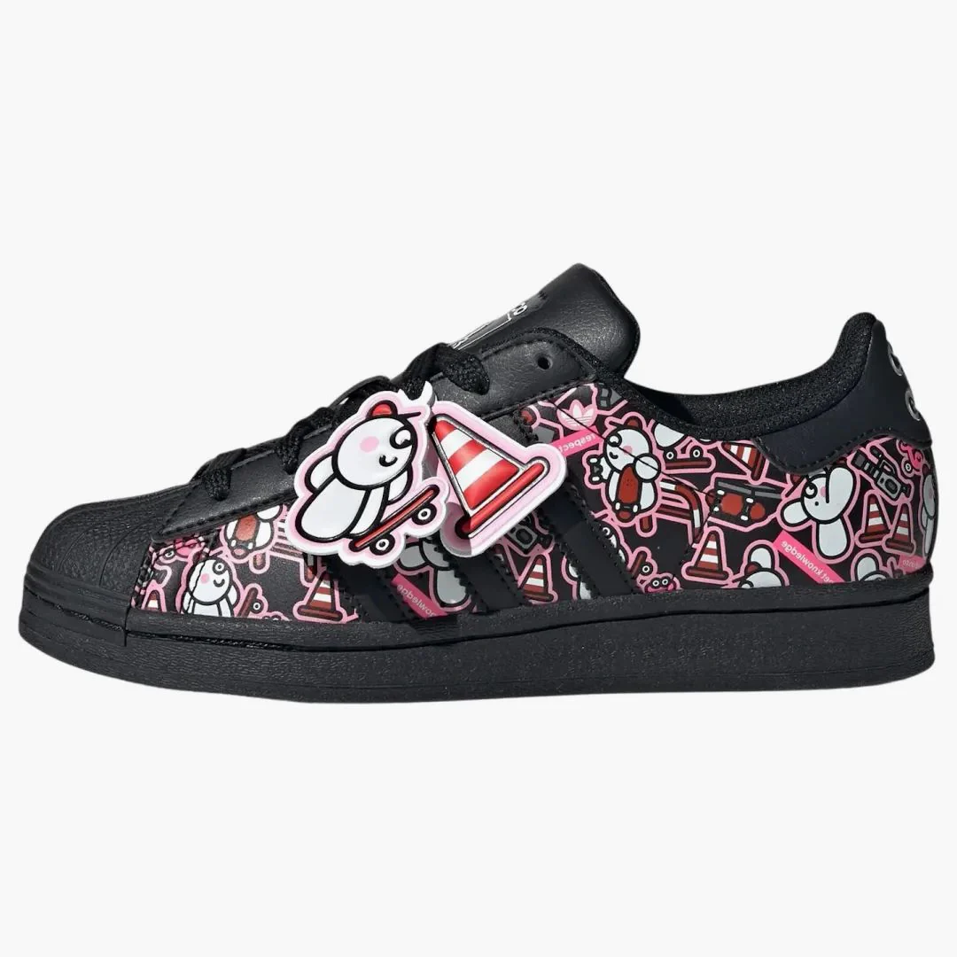 Adidas Superstar James Jarvis Core Black Cloud White (gs)