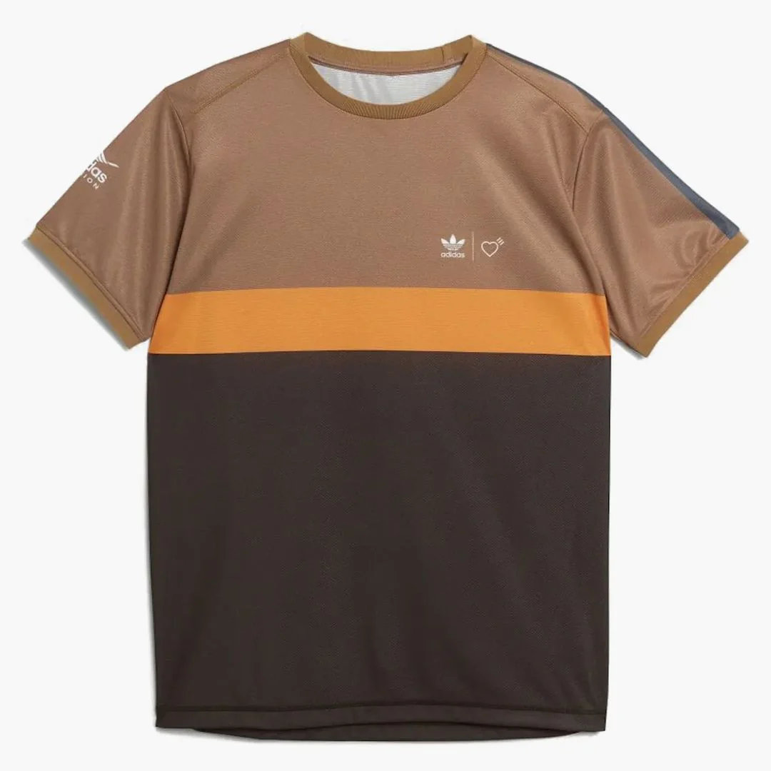 Adidas X Human Made Graphic Tee Brown - Image 2