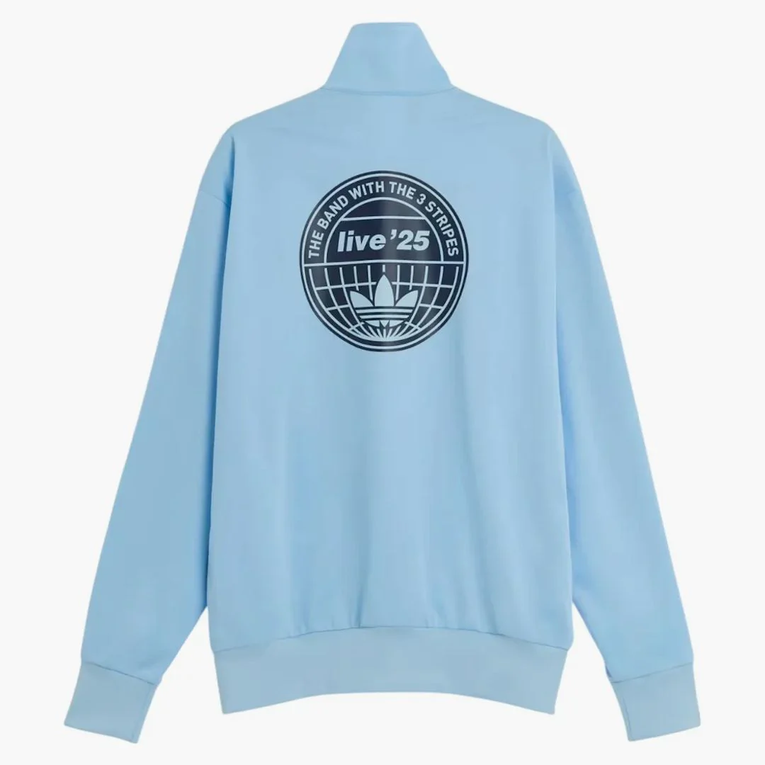 Adidas X Oasis Tour Firebird Track Top Clear Sky - Image 2