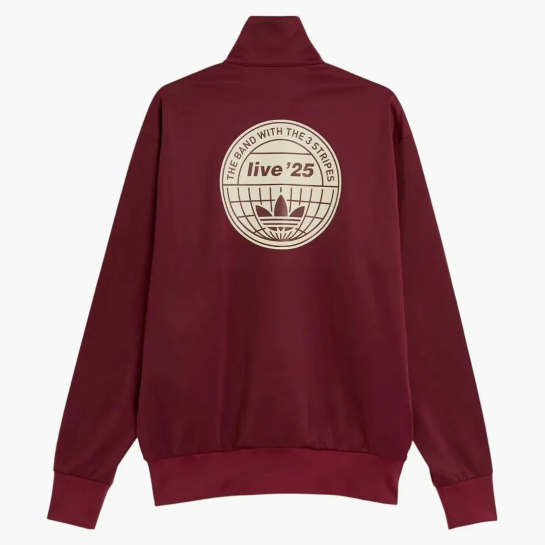 Adidas X Oasis Tour Firebird Track Top Noble Maroon - Image 2