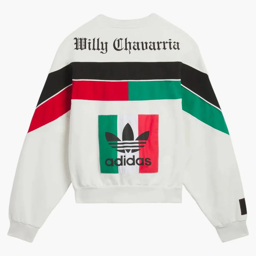 Adidas X Willy Chavarria Chicano Sweatshirt White - Image 2