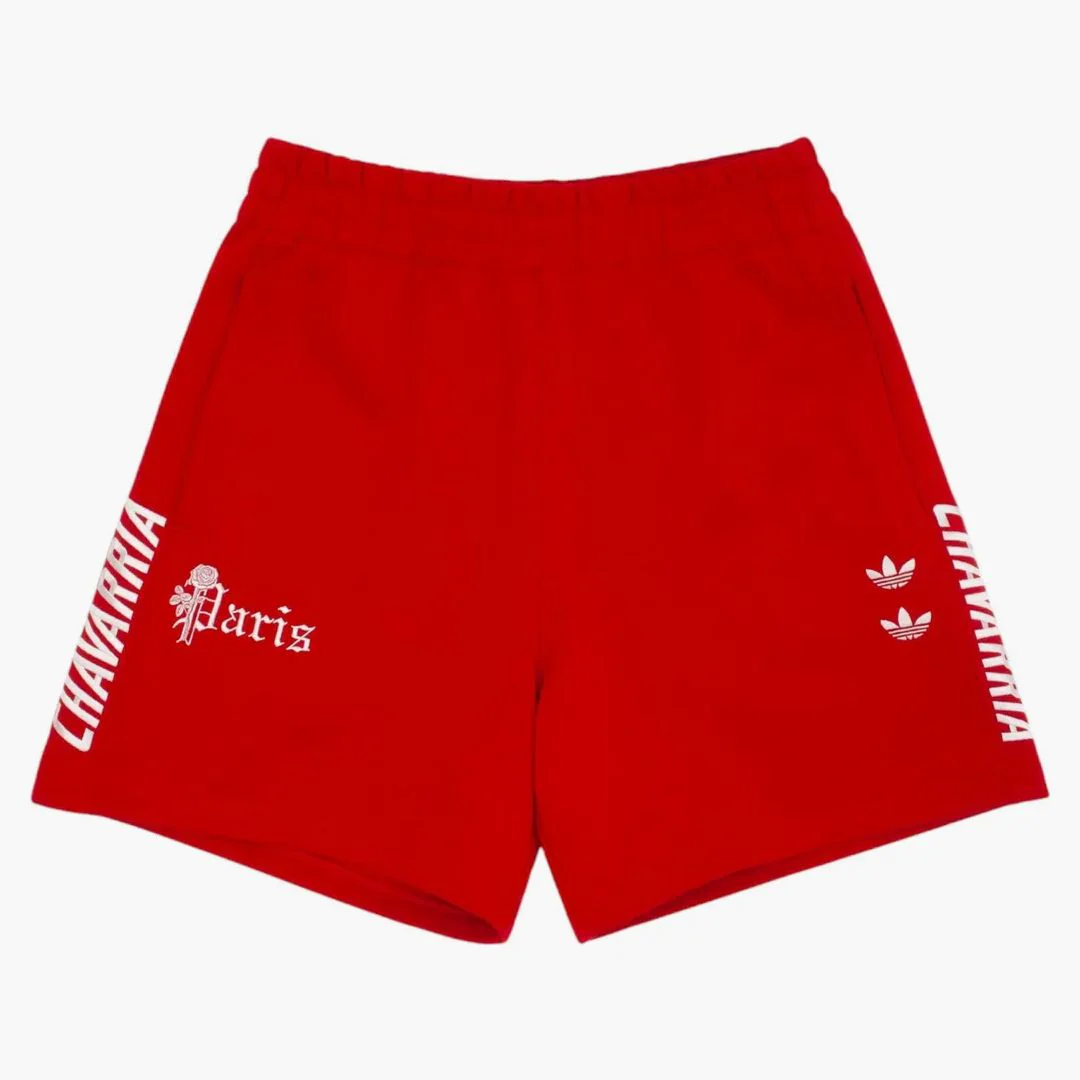 Adidas X Willy Chavarria Paris Sweatshort Red