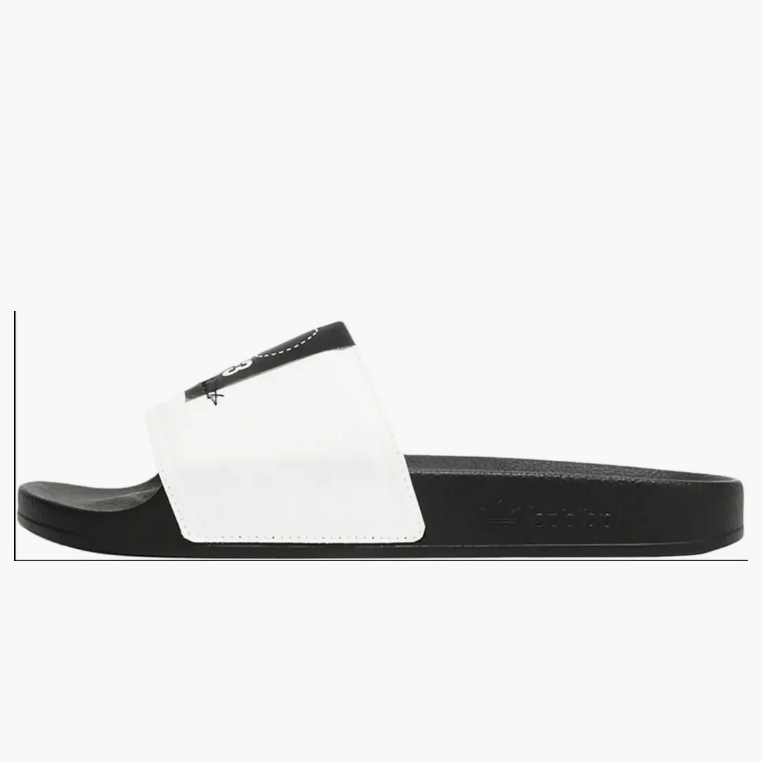 Adidas Y-3 Adilette Black White