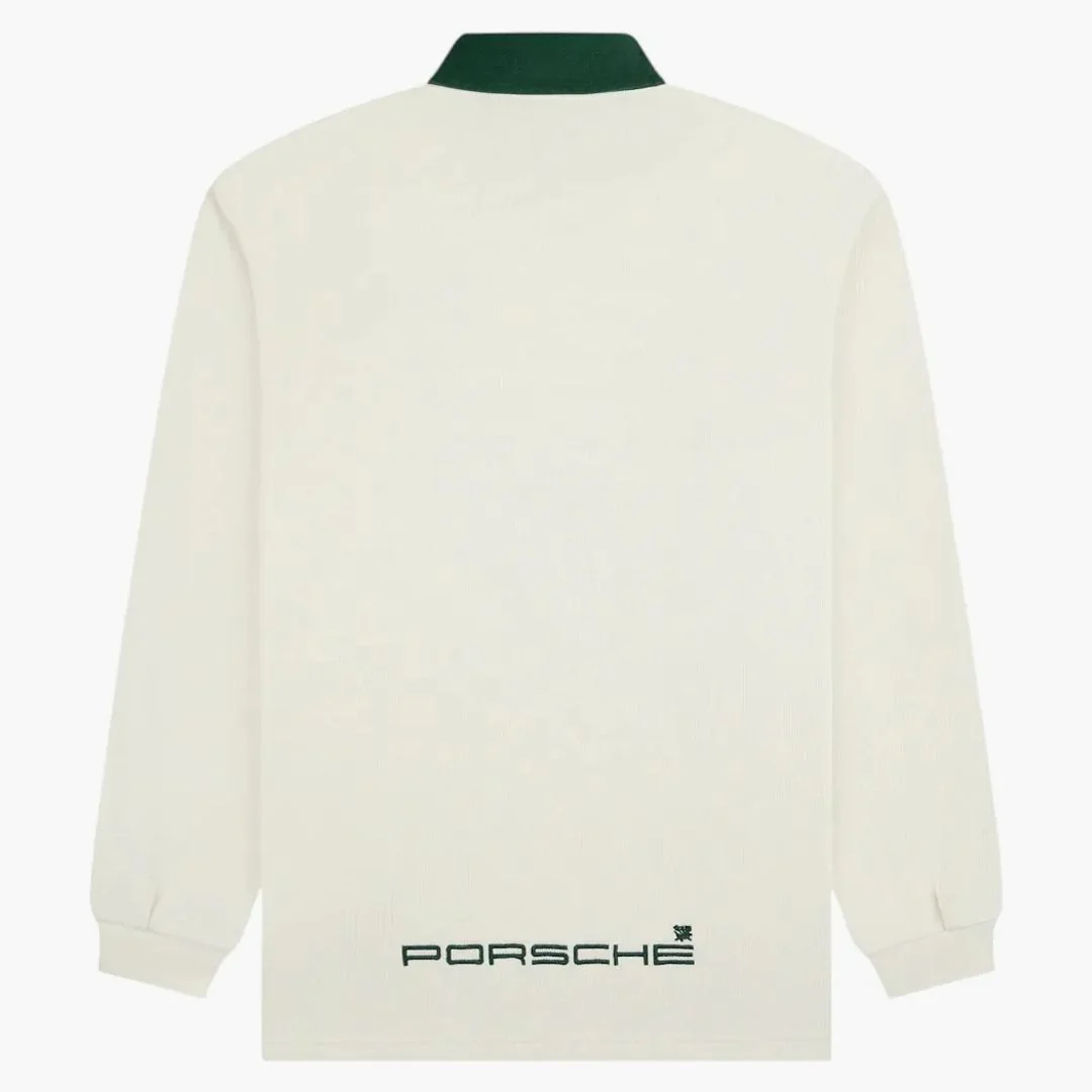 Aime Leon Dore X Porsche Crest Rugby Cream - Image 2