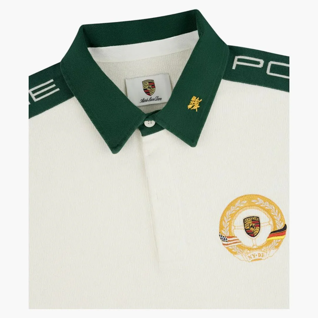 Aime Leon Dore X Porsche Crest Rugby Cream - Image 3