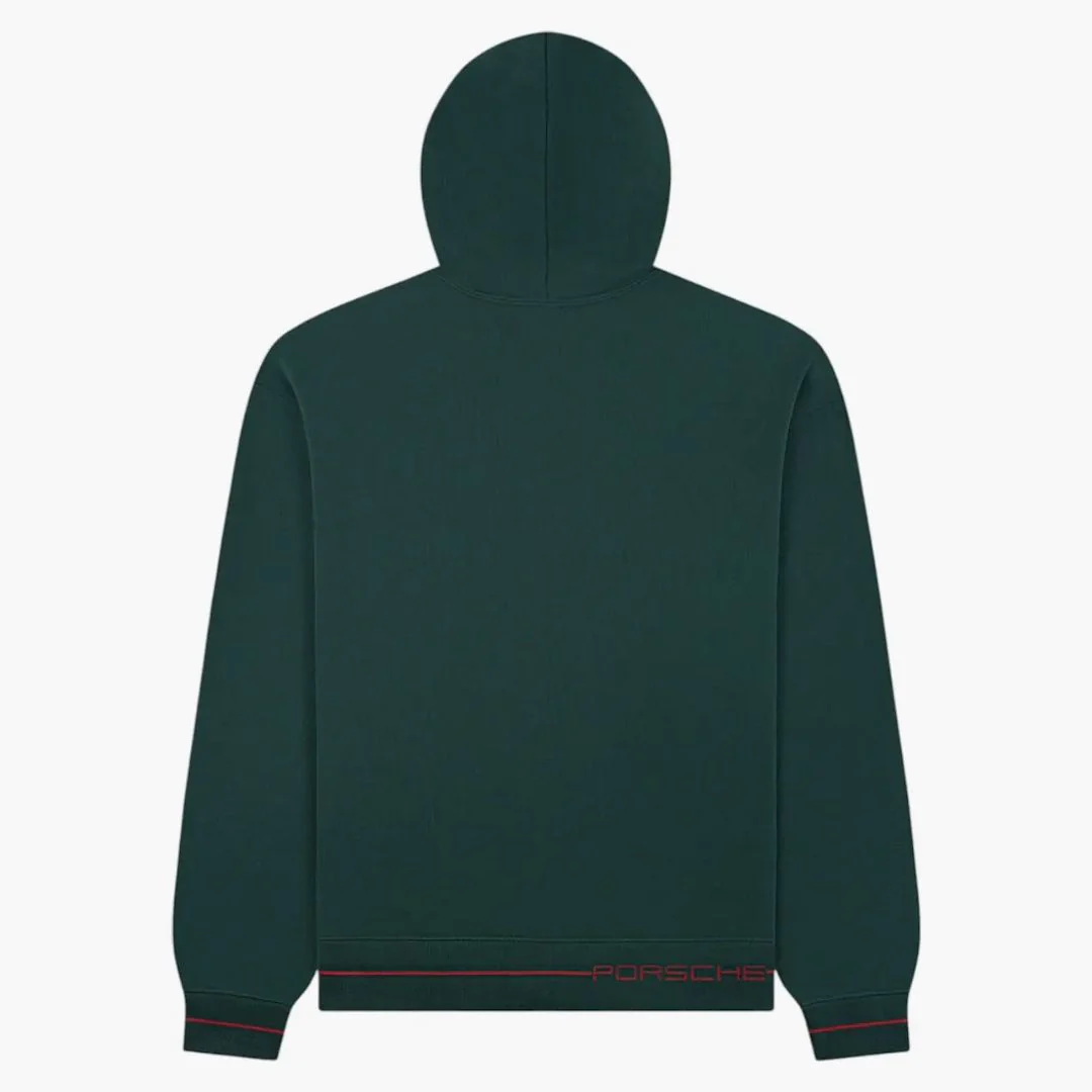 Aime Leon Dore X Porsche Full-zip Hoodie Green - Image 2