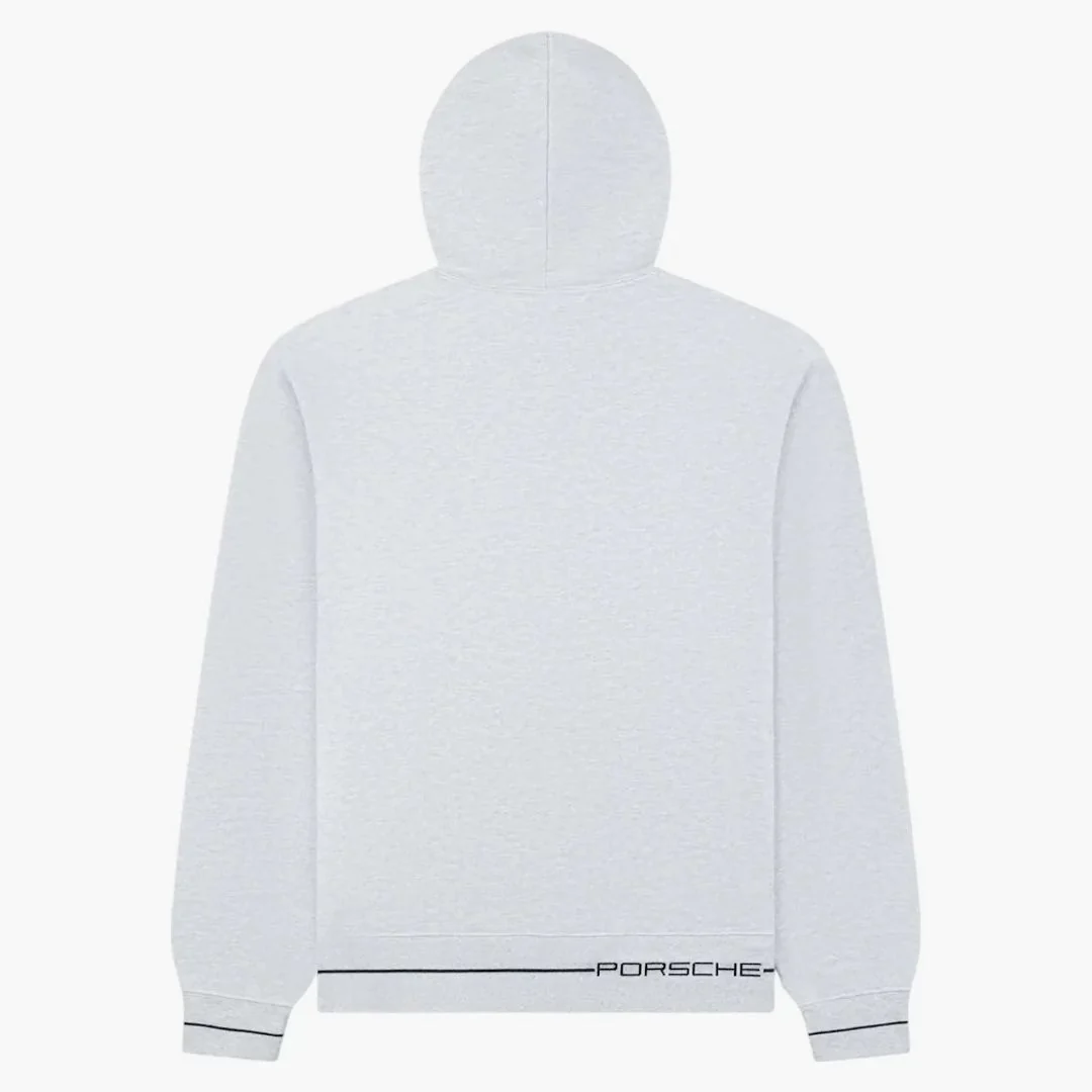 Aime Leon Dore X Porsche Full-zip Hoodie Grey - Image 2