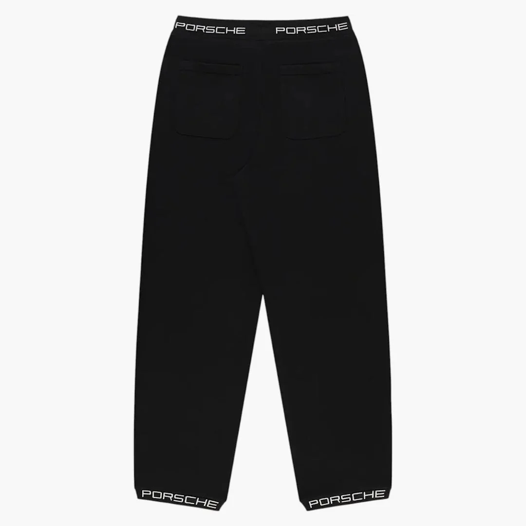 Aime Leon Dore X Porsche Jacquard Logo Sweatpant Black - Image 2