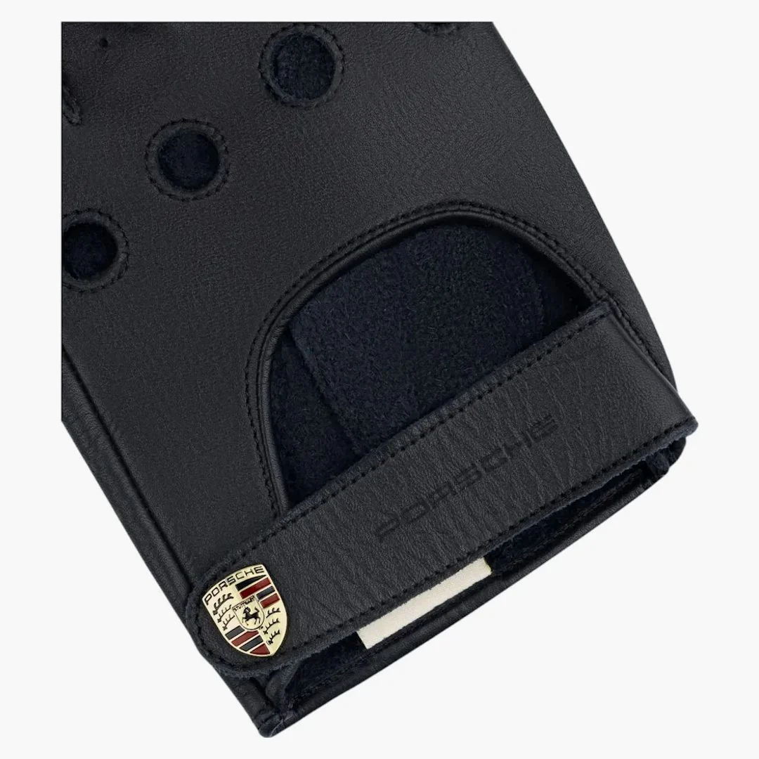 Aime Leon Dore X Porsche Leather Driving Gloves Black - Image 2