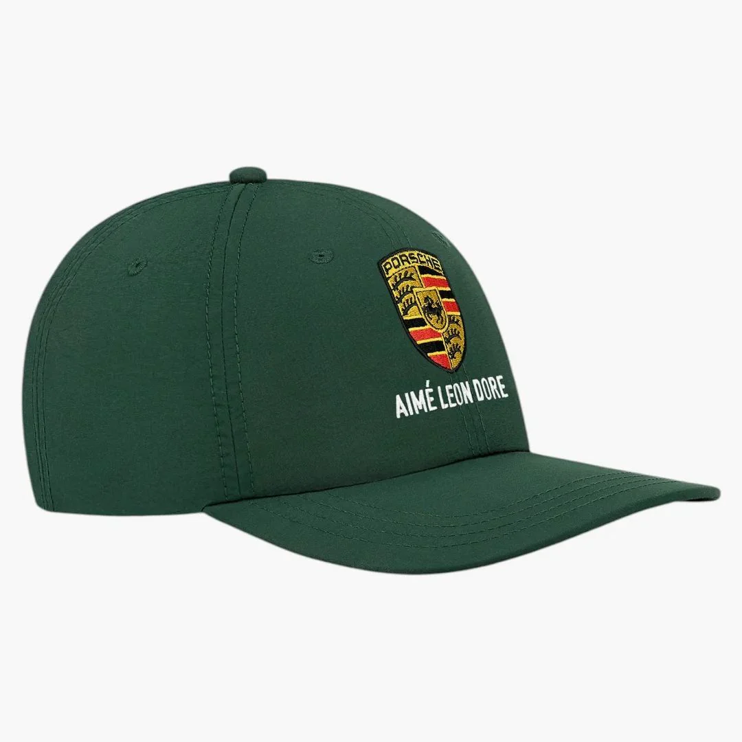 Aime Leon Dore X Porsche Nylon Logo Hat Green - Image 2