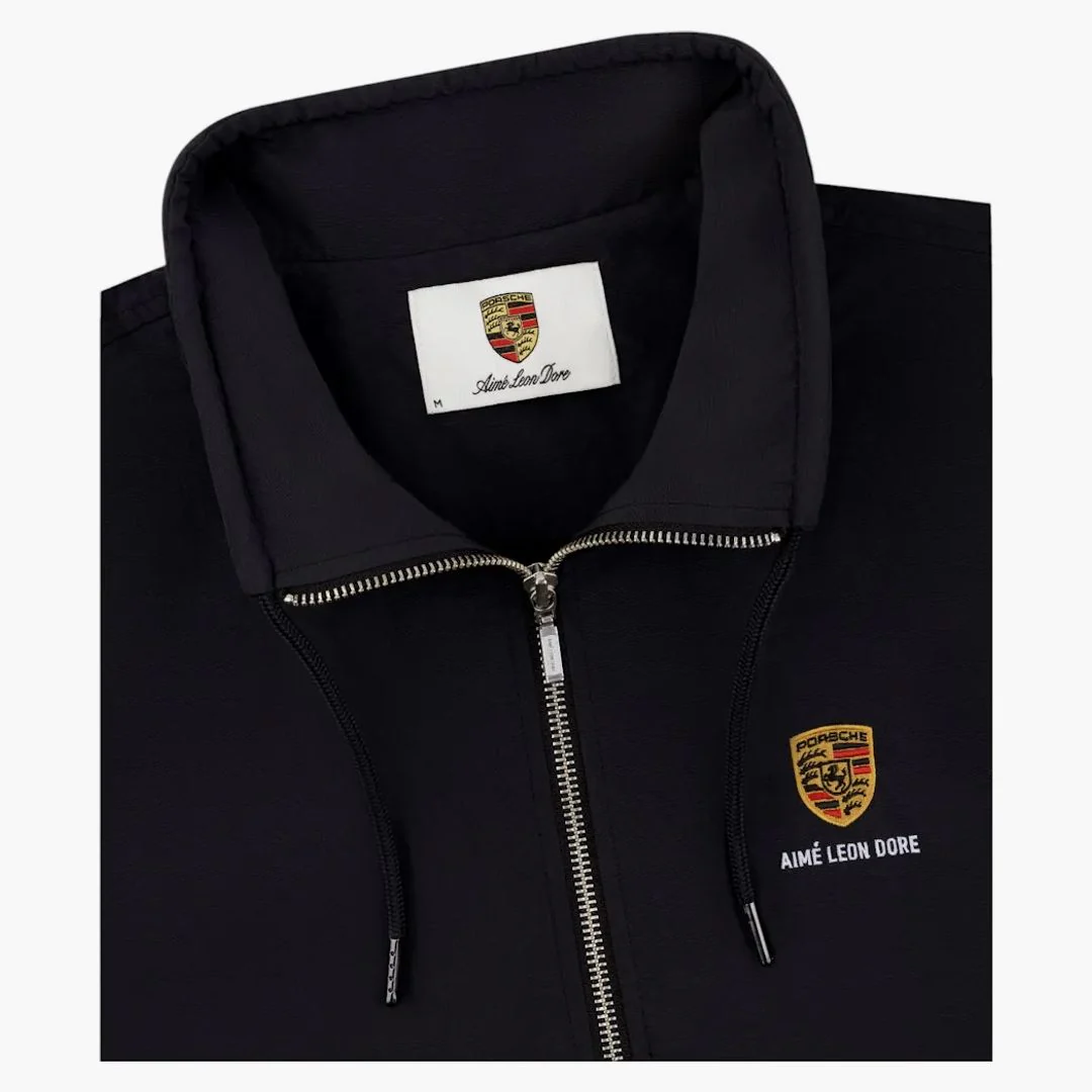 Aime Leon Dore X Porsche Nylon Track Jacket Black - Image 3