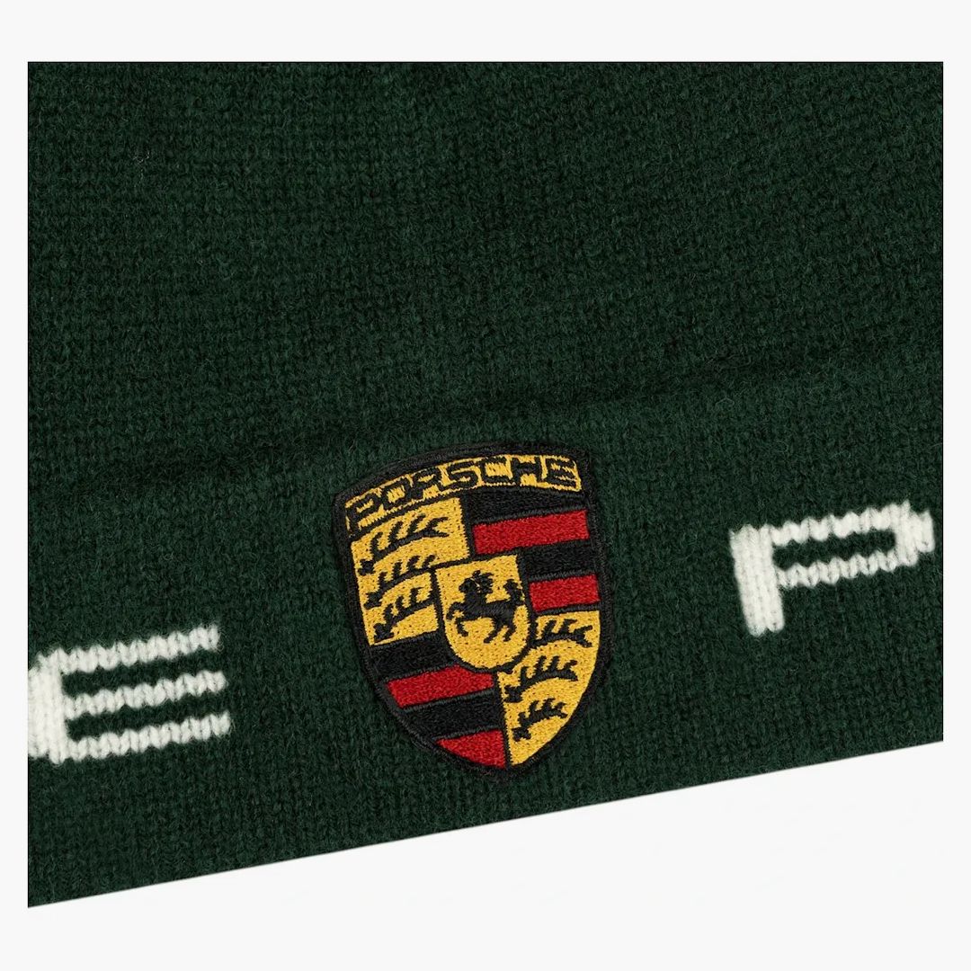 Aime Leon Dore X Porsche Wool Skullcap Green - Image 2